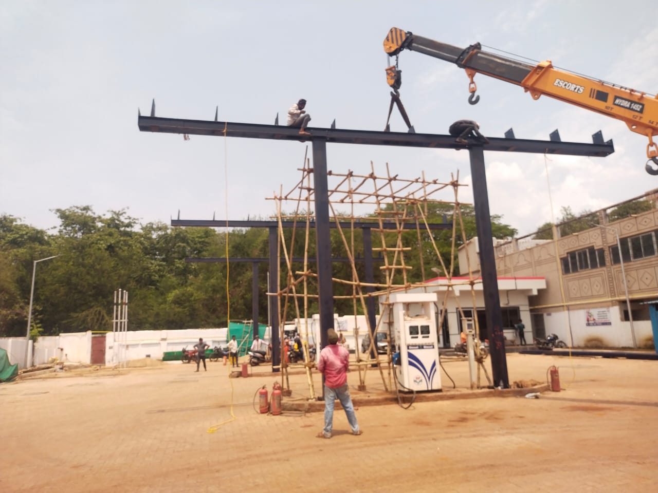 Maruti fabtech Canopy work